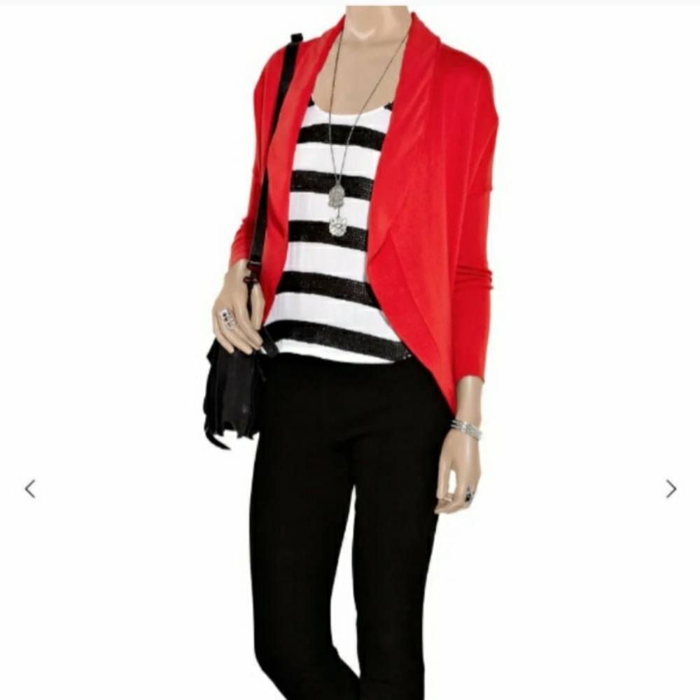 Alice and Oliva cashmere and silk lined cardigan